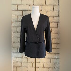 Max Studio Women's Black Textured Jacket